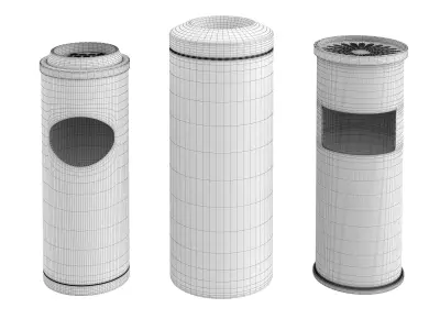 Ash and papertray  3D model
