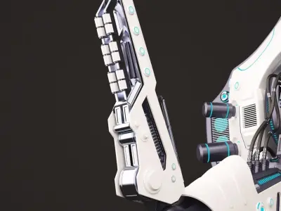 Robotic Arm 02 Set 3D model