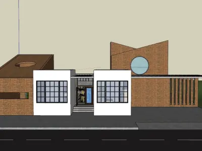 Weekend Home I Architectural Scene I Isometric View 3D model