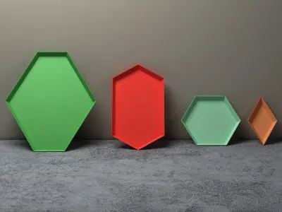 HAY Kaleido Tray 3D model