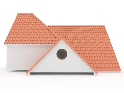 Realistic Roof Shingles 12 3D model