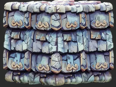 Stylized Roof Seamless Texture  Texture