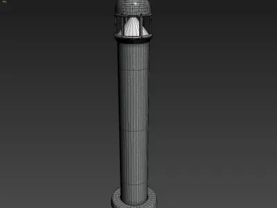 Pole light verda 3D model
