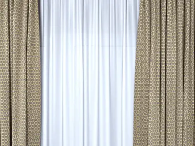 Curtain 21 3D model
