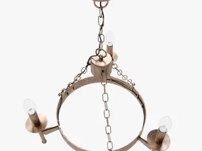 Old Chandelier 3D model