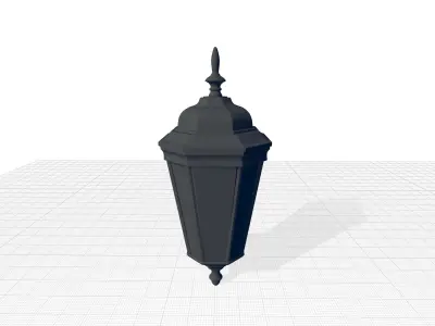 Nelligan Wall Light Low-poly 3D model