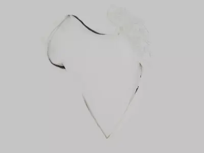 Sci-Fi Single Shoulder Pauldron Low-poly 3D model