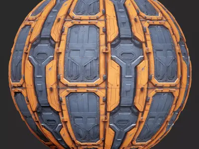 Sci-FI Seamless Texture  Texture 3