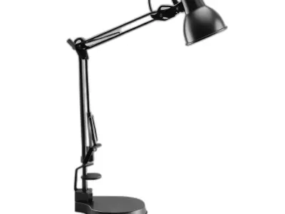 Classic Adjustable Desk Lamp Low-poly 3D model