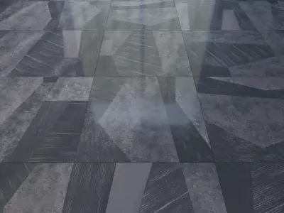 Marble Floor Set 6 3D model