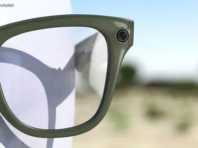 Ray Ban Stories Meteor Smart Glasses Olive 3D model