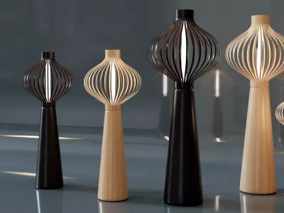 Motley III Floor Lamp Free 3D model