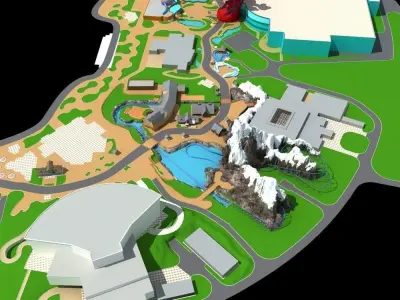 Amusement Park 3D model
