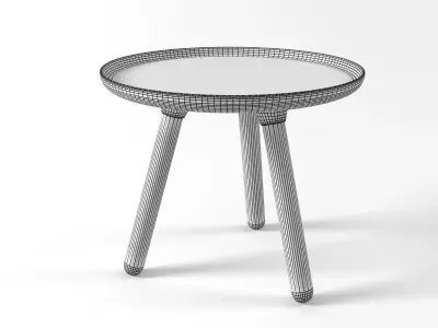 Tablo four side tables 3D model