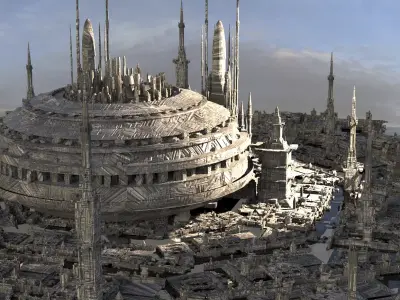 Sci Fi Massive future City  3D model