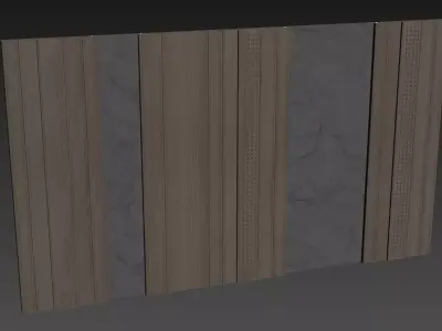Decorative V100 Wall Panels 3D model