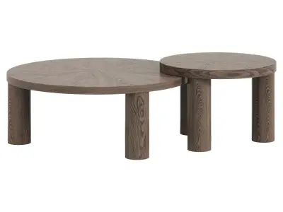 Post Coffee Table Large Star By FERM LIVING 3D model