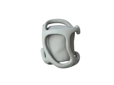 SciFi Shape Object Low Poly Low-poly 3D model 13
