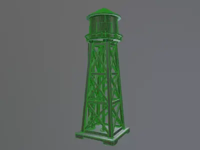 water tower Free 3D model
