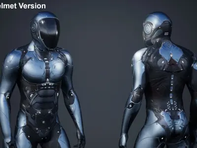 Sci-Fi Male 1 Low-poly 3D model