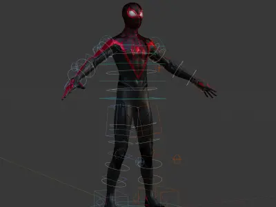 Marvel Superheroes 3D Model Collection Rigged PBR Characters 3D Model Pack