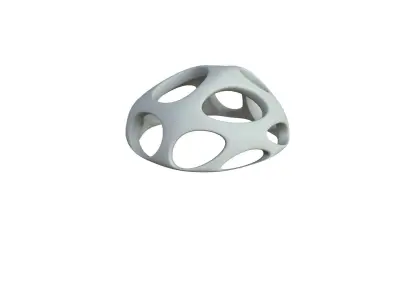 SciFi Cube Object No 47942 Low Poly Shape Low-poly 3D model