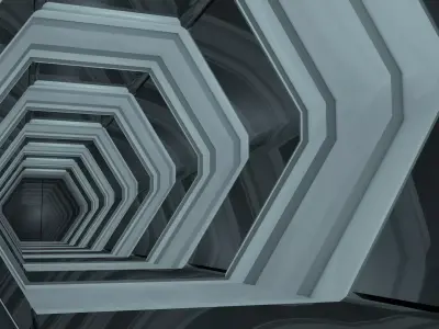 Sci Fi Interior 3D model