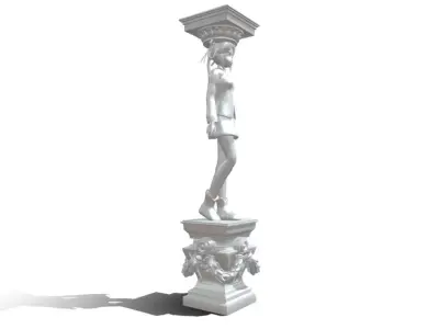 mordan lady pillar  3D model