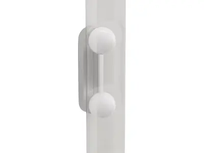 BATHROOM wall sconce with two balls 3D model