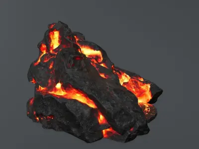 Skull Gate 11 Low-poly 3D model