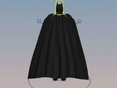 Batman Injustice God Among Us Rigged Low-poly 3D model