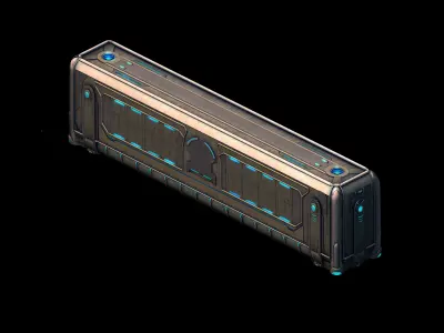 Different dimension - building - wall 01 3D model