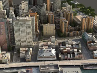  Manhattan Lower Part04 Low Poly 