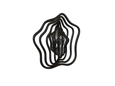 Abstract Sphere v9 003 Low-poly 3D model