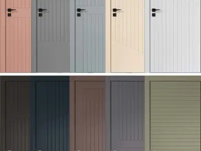 Interior door 001 3D model