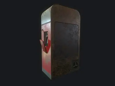 Vending Machine v1 pbr  Low-poly 3D model