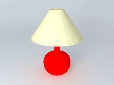 Lamp with shade Free 3D model