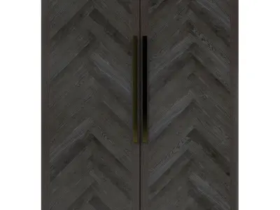 Restoration Hardware- Herringbone Cabinet-002 3D model