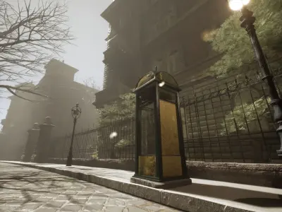 Random Budapest street props 3D model