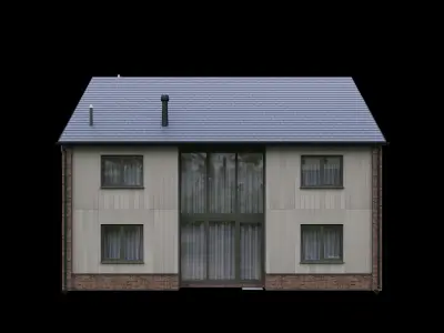 HOUSE PLOT-C2 - octane 3D model