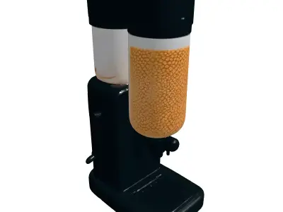 Modern Double Cereal Dispenser Low-poly 3D model