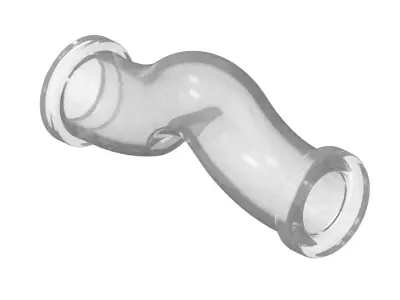 Transparent Crossover Fitting 3D model