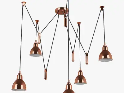 76105x Acrobata Lightstar Pendant Lamp 3D model