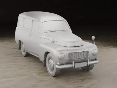 1965 Volvo Duett P210 stl for 3D printing 3D print model