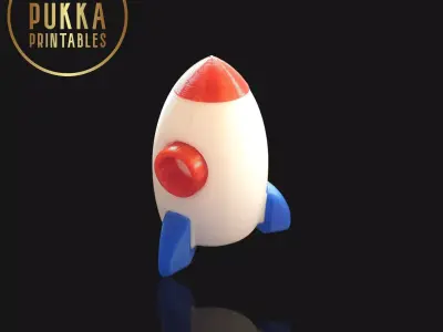 Rocket Radiator Valve Cover STL 3D Printable Radiator Valve Cap 3D print model