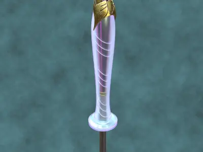 Lest Mel Spy Cosplay Shimmer Brush Arcane League of Legends 3D print model