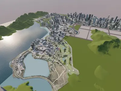  city- urban 3D model