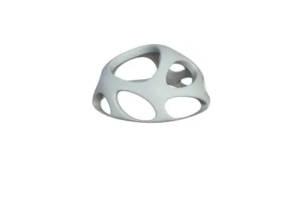 SciFi Cube Object No 49532 Low Poly Shape Low-poly 3D model