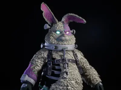 DEAD BUNNY 3D MODEL 3D model