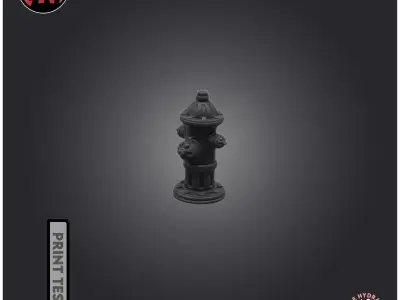 Fire Hydrant 3D print model